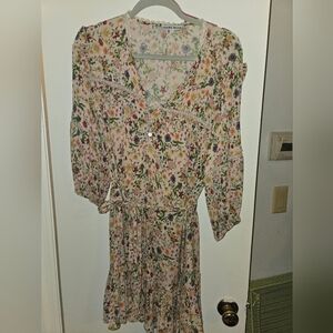 Yakira Bella Floral Long Sleeve Dress